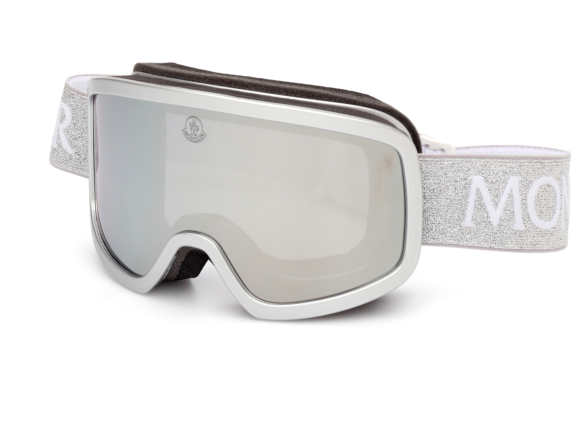 Moncler Eyewear logo-detail Ski Goggles - White