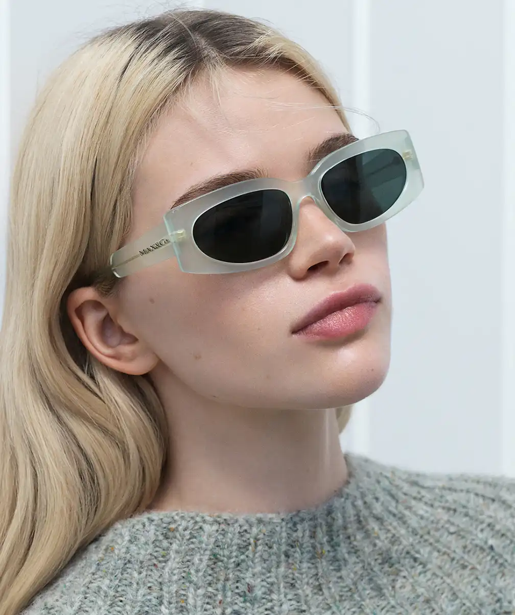 Woman wearing MAX&Co. sunglasses